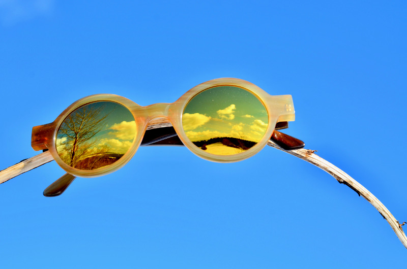 Hornbrille Sonnenbrille mit Kantenfilter